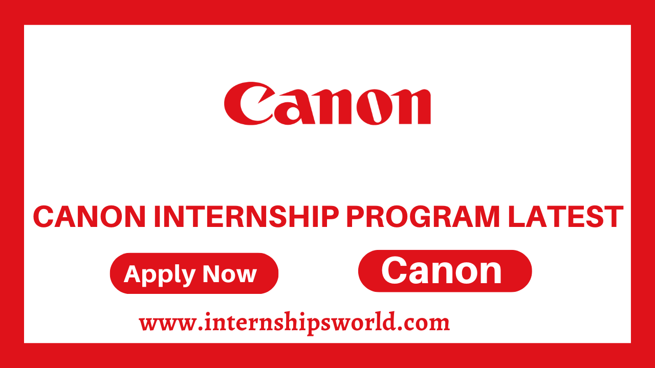 Canon Internship Program