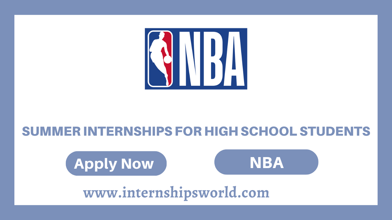 Summer Internships for high school students